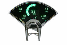 Load image into Gallery viewer, Intellitronix Green LED Digital Gauge Cluster 1955-1956 Chevy Bel Air 150 210