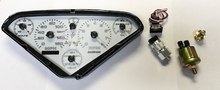 Load image into Gallery viewer, Intellitronix Blue LED Analog Replacement Gauge Cluster 1955-1959 Chevy Trucks