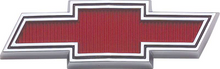 Load image into Gallery viewer, OER Red Grille Bowtie Emblem For 1967-1968 Chevy Pickup Trucks and Suburbans