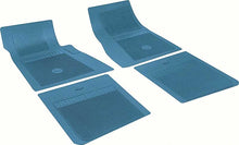 Load image into Gallery viewer, OER 4 Piece Medium Blue Floor Mat Set With Bow Tie 1958-1981 Chevrolet Models