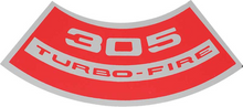 Load image into Gallery viewer, OER Air Cleaner Decal Turbo-Fire 305 Camaro Nova Chevelle Impala Corvette