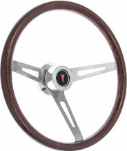 Load image into Gallery viewer, 1969-1992 Pontiac Firebird Retro Steering Wheel Kit Dark Wood Polished Hub
