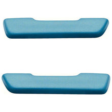 Load image into Gallery viewer, OER Medium Blue Armrest Pad Set 1968-1972 Pontiac Firebird Chevy Camaro Chevelle