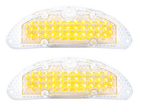 Load image into Gallery viewer, United Pacific Clear Amber LED Parking Light Set For 1955 Chevy Bel Air 150 210