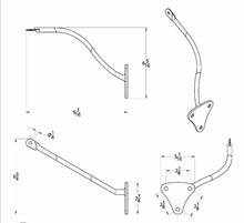 Load image into Gallery viewer, United Pacific Left Hand Exterior Chrome Mirror Arm 1955-1959 Chevy/GMC Trucks