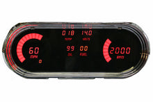 Load image into Gallery viewer, Intellitronix Red LED Digital Gauge Cluster 1962-1965 Chevy II Nova Models