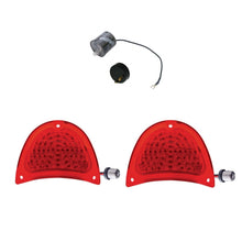 Load image into Gallery viewer, United Pacific LED Tail Light Set W/ LED Flasher 1957 Chevrolet Bel Air 150 210