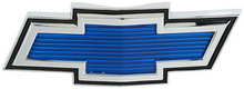 Load image into Gallery viewer, OER Blue Bow Tie Grille Emblem With Hardware 1969-1970 Chevy Pickup Trucks
