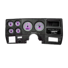 Load image into Gallery viewer, Intellitronix Purple Analog Gauge Cluster Panel For 1973-1987 Chevy Trucks