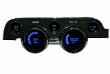 Load image into Gallery viewer, Intellitronix Blue LED Digital Gauge Cluster Panel 1967-1968 Ford Mustang