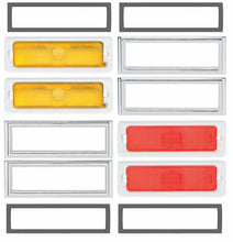 Load image into Gallery viewer, OER Side Marker Lamp Light Bezel and Gasket Set 1970-1974 Chevrolet Nova