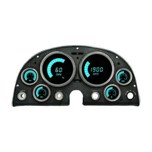 Load image into Gallery viewer, Intellitronix Teal Bargraph LED Digital Gauge Cluster 1963-1967 Chevy Corvette