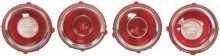Load image into Gallery viewer, 1971-73 Camaro RS Tail Lamp/Back Up Lens Kit With Chrome Trim Ring ...