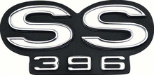 Load image into Gallery viewer, OER Zinc Diecast SS 396 Rear Panel Emblem For 1967 Chevelle SS 396 Models