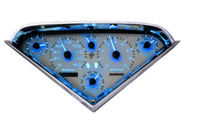 Load image into Gallery viewer, Intellitronix Blue LED Analog Replacement Gauge Cluster 1955-1959 Chevy Trucks