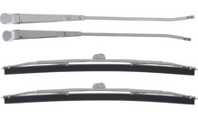 Load image into Gallery viewer, OER Windshield Wiper Arm Set With 12" Blades For 1955-1956 Bel Air 150 210 Nomad