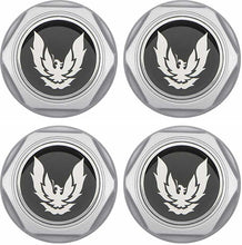 Load image into Gallery viewer, OER Wheel Center Cap Set Silver w/ Late Silver Bird Logo 1982-1992 Firebird