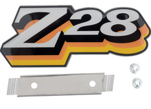 Load image into Gallery viewer, OER Yellow Z28 Grille Emblem With Hardware For 1978 Chevy Camaro Z28 Models
