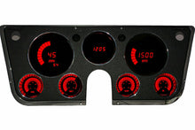 Load image into Gallery viewer, Intellitronix Red LED Digital Gauge Cluster Panel 1967-1972 Chevy Pickup Trucks