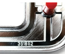 Load image into Gallery viewer, Trim Parts Tailgate Emblem 1975-1980 GMC Trucks With Brushed Aluminum Tailgate