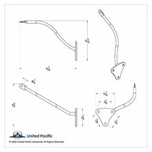Load image into Gallery viewer, United Pacific Chrome 5" Mirror Head & Left Hand Arm 1955-1959 Chevy/GMC Truck
