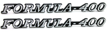 Load image into Gallery viewer, Diecast Formula 400 Front Fender Emblem Set For 1972-1975 Pontiac Firebird USA
