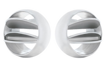 Load image into Gallery viewer, United Pacific Chrome Plated A/C Vent Ball Set 1967-1972 Chevy and GMC Truck