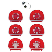 Load image into Gallery viewer, United Pacific LED Tail/Backup Light Set SS Trim 1968 Chevy Impala Caprice