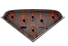 Load image into Gallery viewer, Intellitronix Orange LED Analog Replacement Gauge Cluster 1955-1959 Chevy Trucks