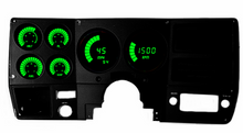 Load image into Gallery viewer, Intellitronix Green LED Bar Digital Gauge Cluster Panel 1973-1987 Chevy Trucks