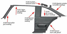 Load image into Gallery viewer, OER N1452 1975-1979 Nova Omega Ventura Skylark Quarter Window Post Molding Set
