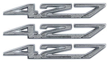 Load image into Gallery viewer, OER K674 1967-1968 Chevy Camaro Yenko 427 3 Piece Fender Tail Panel Emblem Set