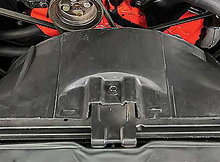 Load image into Gallery viewer, OER Upper Fan Shroud Bracket With Hardware 1967-1969 Firebird and Camaro