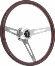 Load image into Gallery viewer, 1967-1968 Pontiac Dark Wood Steering Wheel Kit Arrowhead Hub Firebird GTO