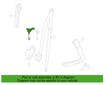 Load image into Gallery viewer, GM NOS 90379462 Retractor Side Seat Belt Guide For 2004-2006 GTO & 2008-2009 G8