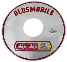 Load image into Gallery viewer, Reproduction 11" 442 Air Cleaner Decal 1965 Oldsmobile 442 and Cutlass Models