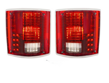 Load image into Gallery viewer, United Pacific Sequential LED Tail Lamp Set W/ Trim 1973-87 Chevy and GMC Truck
