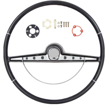 Load image into Gallery viewer, OER Black Steering Wheel Kit 1963 Chevy Impala Bel Air Biscayne