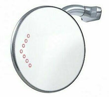Load image into Gallery viewer, United Pacific 4" Curved Arm Convex Peep Mirror LED Turn Signal Hotrod Rat Rod