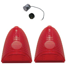 Load image into Gallery viewer, United Pacific LED Tail Light Set with LED Flasher 1955 Chevy 150 210 Bel Air