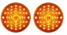 Load image into Gallery viewer, United Pacific LED Parking Lamp Amber Set For 1955-1957 Chevy Pickup Truck