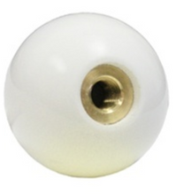 Load image into Gallery viewer, White Four Speed Shift Knob With 3/8 Coarse Thread GTO Firebird Camaro 442 Nova