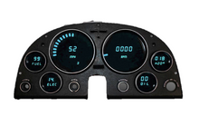 Load image into Gallery viewer, Intellitronix Teal LED Digital Gauge Cluster 1963-1967 Chevy Corvette Models