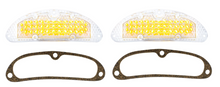 Load image into Gallery viewer, United Pacific Clear Amber LED Parking Light Set For 1955 Chevy Bel Air 150 210