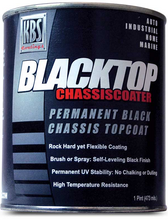 Load image into Gallery viewer, KBS Satin Black Chassis Paint Flexible Coating For all Chassis Restoration Pint