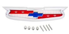 Load image into Gallery viewer, Trim Parts Hood and Trunk Emblem Set With Bezels For 1955 Chevy Bel Air Nomad