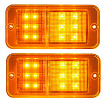 Load image into Gallery viewer, Front Amber 12 LED Standard Side Marker Light Set For 1968-1972 Chevy/GMC Trucks
