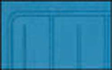 Load image into Gallery viewer, OER M62008 1962-1964 Chevy II Nova 2 Piece Floor Mat Set Medium Blue With Bowtie