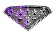Load image into Gallery viewer, Intellitronix Purple LED Analog Replacement Gauge Cluster 1955-1959 Chevy Trucks
