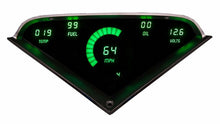 Load image into Gallery viewer, Intellitronix Green LED Digital Gauge Cluster Replacement 1955-1959 Chevy Trucks